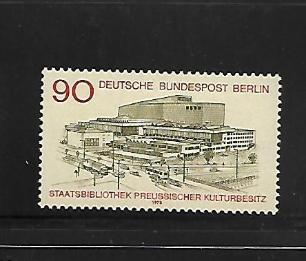 BERLIN 9N421 MNH, NATIONAL LIBRARY