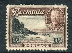 BERMUDA; 1930s early GV pictorial issue fine used 1.5d. value