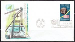 F2261   UNITED NATIONS   FDC # 275         Conference on Trade & Development