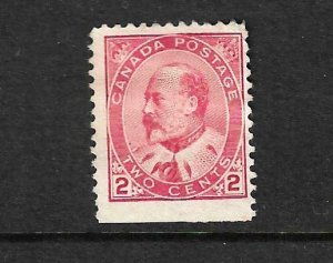 CANADA 1903-08  2c KEVII   MNG  Sc 90