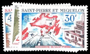 ST. PIERRE & MIQUELON 374-76  Mint (ID # 87495)