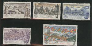 CZECHOSLOVAKIA Scott 1070-1080 MNH** 1962 Praga set CV $43