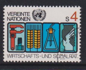 United Nations Vienna  #15 cancelled  1980 ECOSOC 4s