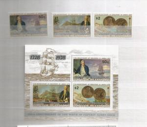 COOK ISLANDS SCOTT 499-501,501A MNH SCV $22