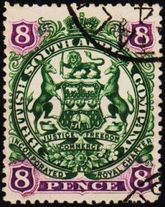 Rhodesia.1897 8d S.G.72 Fine Used