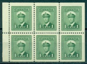 Canada #249b  Mint  VF NH  Scott $7.50   Booklet Pane of 6