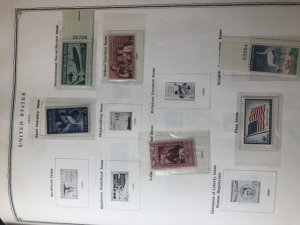 Scott’s Minuteman Album For U.S. Stamps & Some  President Stamps