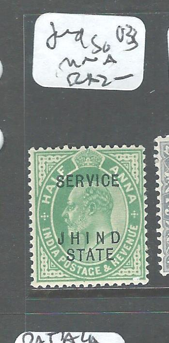 INDIA JIND (P2308B)  KE  SERVICE 1/2A SG O33  MNH