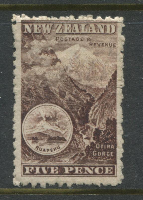 New Zealand KEVII 1902 5d violet brown mint o.g.