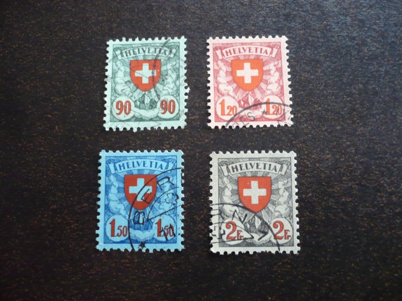 Stamps - Switzerland - Scott# 200-203 - Used Set of 4 Stamps