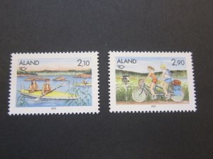 Aland Finland 1991 Sc 60-61 set MNH