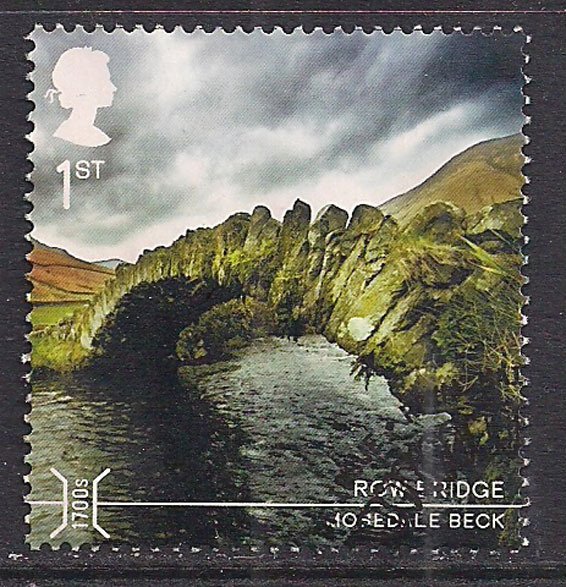 GB 2015 QE2 1st Bridges ' Row Bridge 'used SG 3688 ( E888 )