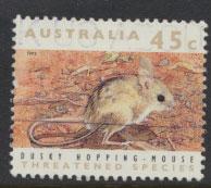 Australia SG 1316  Used  - Threatened species Hopping Mouse