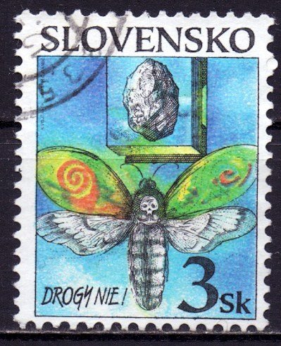 Slovakia. 1998. 323. Drug fight. USED.