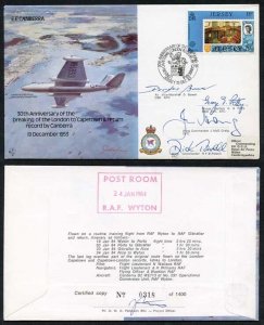 B40c 30th Ann Breaking of London to Capetown and Return Signed by 4 (B)