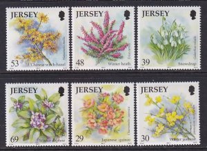 Jersey 1099-1104 Flowers MNH VF