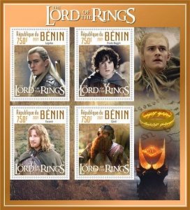 Stamps. Cinema. The Lord of the Rings 2021 year 1+1 sheets perforated MNH**