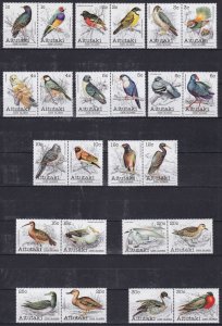 Aitutaki, Fauna, Birds MNH / 1981/1982