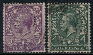 Great Britain #192-3  CV $5.50