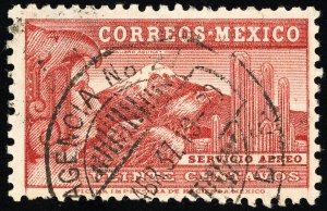 Mexico Stamps # C76A Used VF Scott Value $68.00