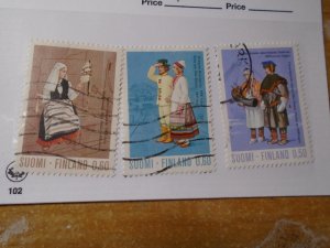 Finland  #  534-36   used