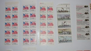 US Booklet Pane Lot of 14 – All MNH FV