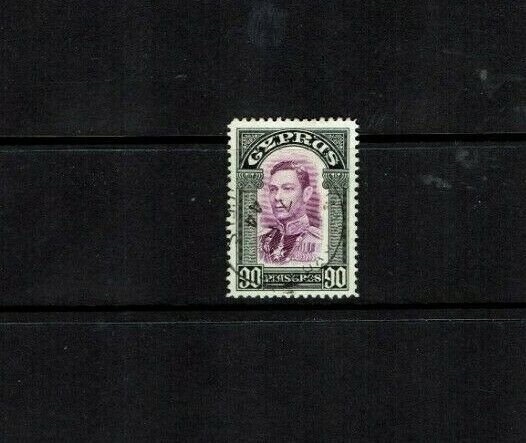 Ceylon: 1938, King George VI definitive, 90 Piastre,  Used.