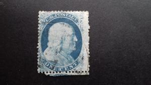 United States Scott#24 1c Franklin Used