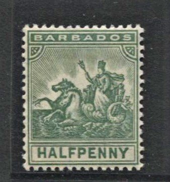 STAMP STATION PERTH -Barbados #92 Badge Type MVLH CV$30.00