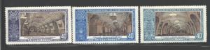 RUSSIA 1952 MOSCOW SUBWAY STATIONS #1656-1659  MH (NO GUM)