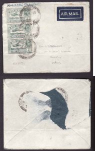 India cover #14001-Airmail-Karachi to Canada-18 May 1935-