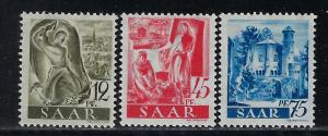 Saar - Scott # 172 - 174, mint nh