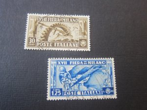 Italy 1936 Sc 356,358 FU