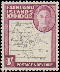 Falkland Islands Dependencies #1L1-1L8, Complete Set(8), 1946, Never Hinged, ...