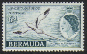 Bermuda #152 mint single yellow billed tropic bird