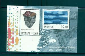 Sweden - Sc# 2552. 2007 Polar Year. MNH Souvenir Sheet. $5.75.