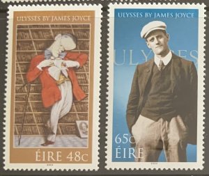 IRELAND 2004 ULYSSES BY JAMES JOYCE SG1656/7 UNMOUNTED MINT