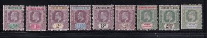 Leeward Is. Scott # 21 - 28 set VF OG mint hinged nice color scv $ 150 see pic !