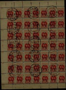 Central Lithuania B2 used/49x/SCV85.75/double perforati