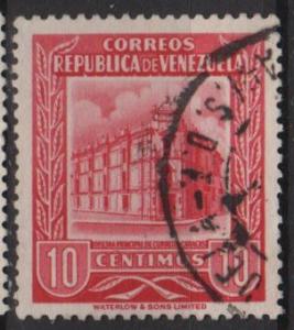 Venezuela 1955 -  662 used - 10c, Post office Caracas