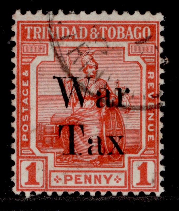 TRINIDAD & TOBAGO GV SG188, 1d scarlet, FINE USED.