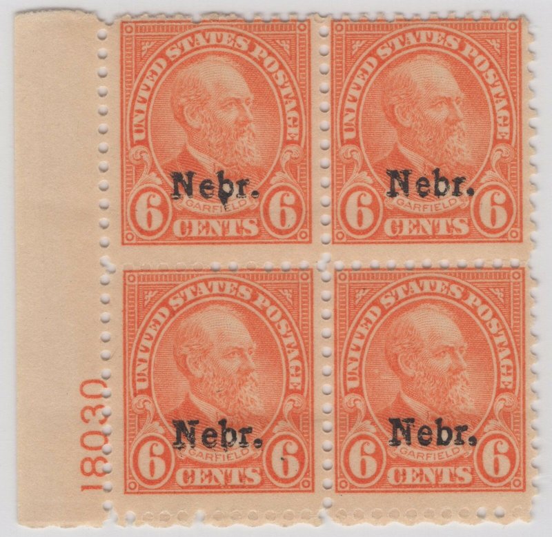 #674 Plate Block Fine OG NH   (GP2)