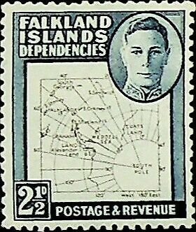 Falkland Islands, Dependencies 1949 2½d SG G11b ** MNH KGVI (002711)