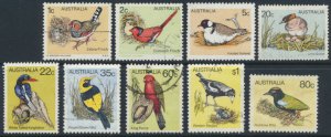 Australia  Scott 713 +++   from 1978 and '81 Birds Issues Used See details
