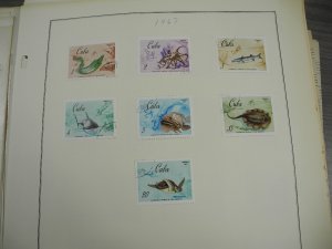 CUBA, 100s & 100s of Stamps mostly hinged on Scott pages