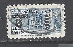 Colombia Sc # C227 used (BBC)