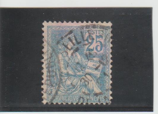 France  Scott#  119  Used  (1900 the Rights of Man)