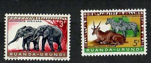 Ruanda-Urundi; Scott 144, 145; 1959; Unused; NH