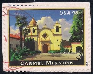 4650 Used VF  circular canc on piece