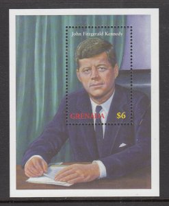 Grenada 3224 John F Kennedy Souvenir Sheet MNH VF